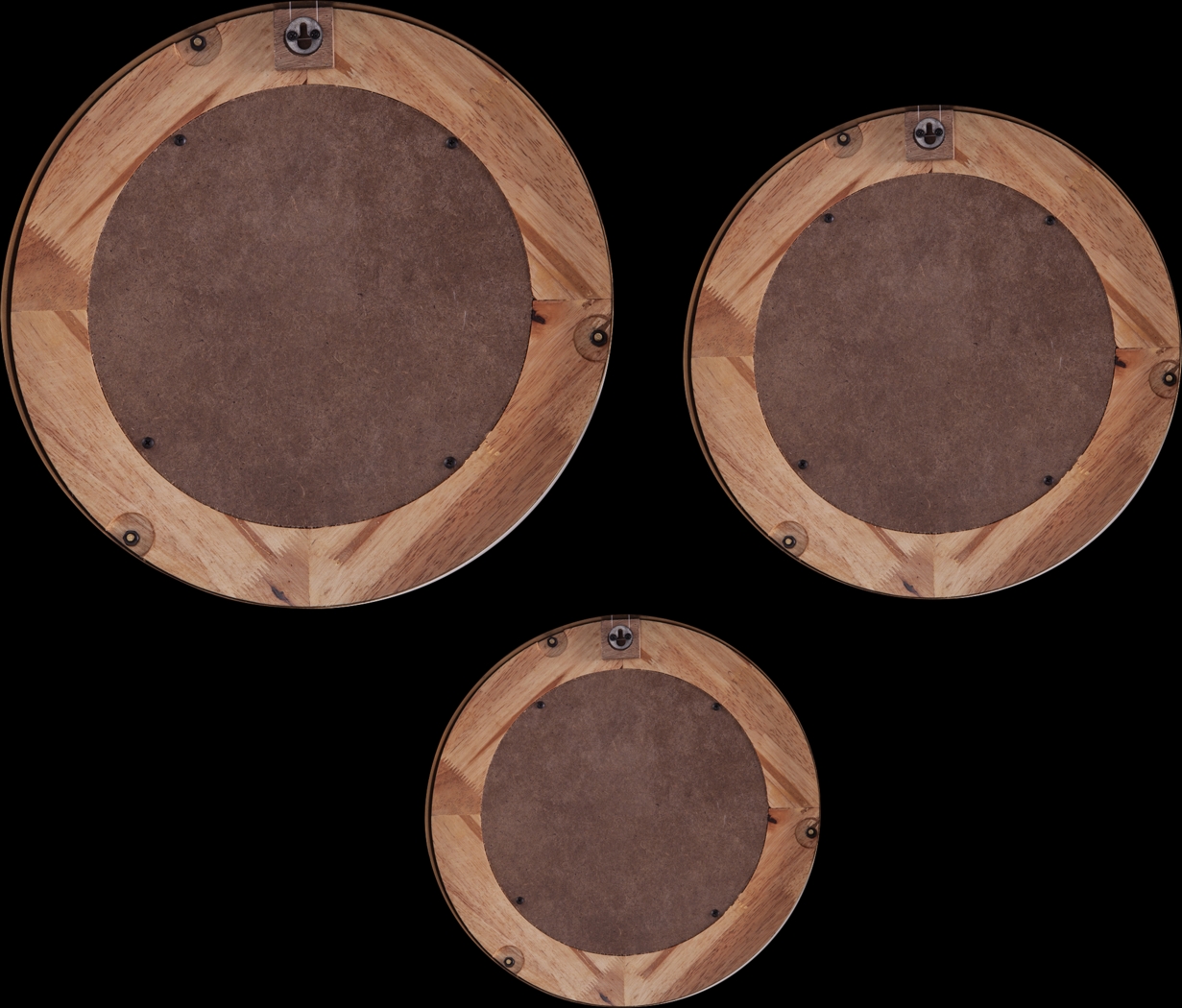 Lakawana Brown Mirror, Set of 3 - Thumbnail - Image 5