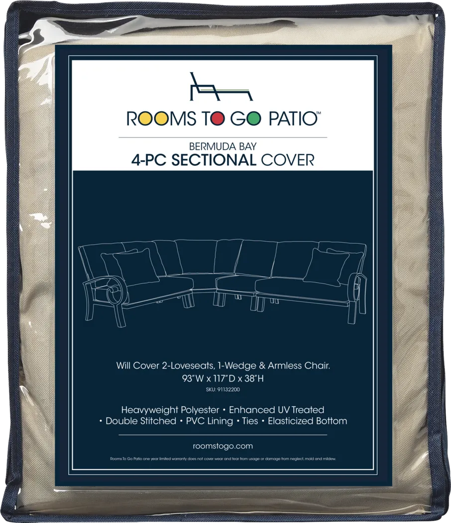 Lake Breeze 4 Pc Patio Sectional Cover - Thumbnail - Image 1