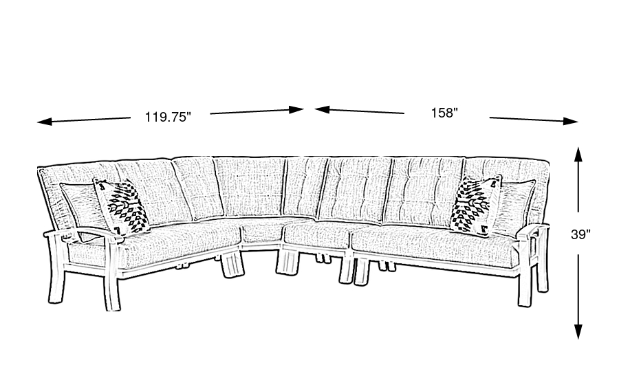 Dimension Image. Please refer to the Dimension Tab on this page for dimension details.