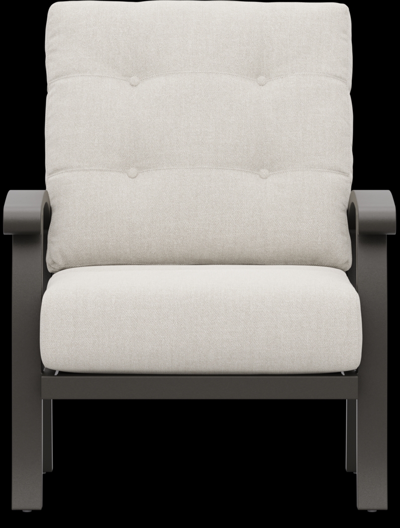 Lake Breeze Aged Bronze 3 Pc Outdoor Seating Set with Desert Cushions - Thumbnail - Image 5