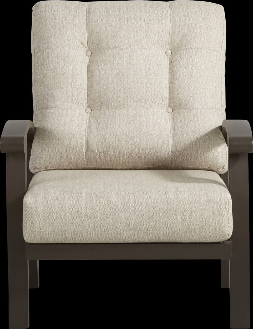 Lake Breeze Aged Bronze 4 Pc Outdoor Seating Set with Wren Cushions - Thumbnail - Image 5