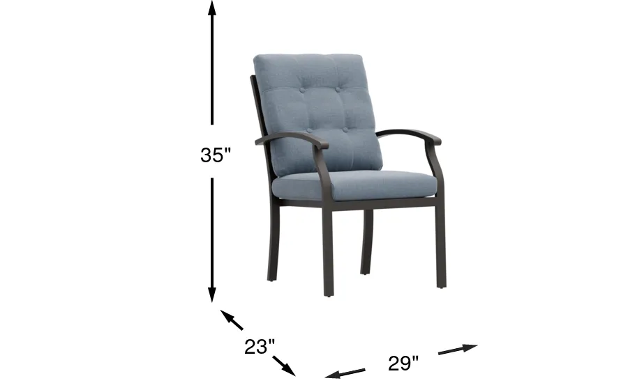 Dimension Image. Please refer to the Dimension Tab on this page for dimension details.