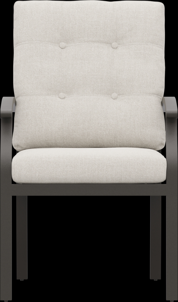 Lake Breeze Aged Bronze 5 Pc Round Outdoor Dining Set with Desert Cushions - Thumbnail - Image 5