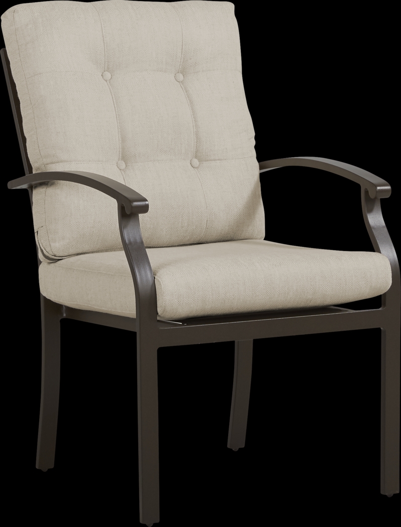 Lake Breeze Aged Bronze 5 Pc Outdoor 78 in. Oval Dining Set with Wren Cushions - Thumbnail - Image 3