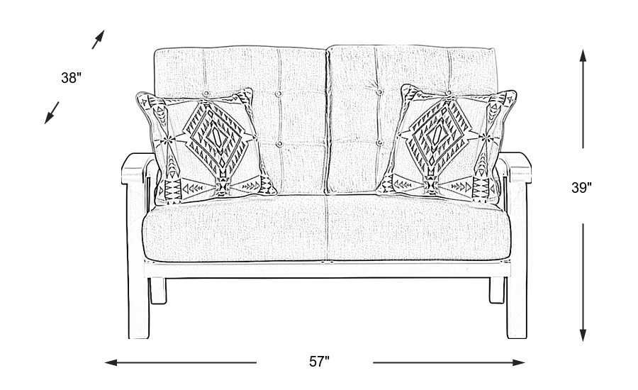 Dimension Image. Please refer to the Dimension Tab on this page for dimension details.