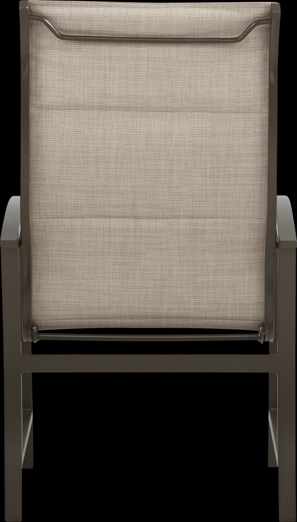 Lake Breeze Aged Bronze Outdoor Sling Dining Chair - Thumbnail - Image 4