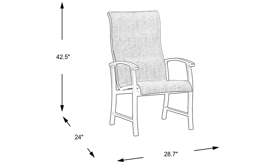 Dimension Image. Please refer to the Dimension Tab on this page for dimension details.