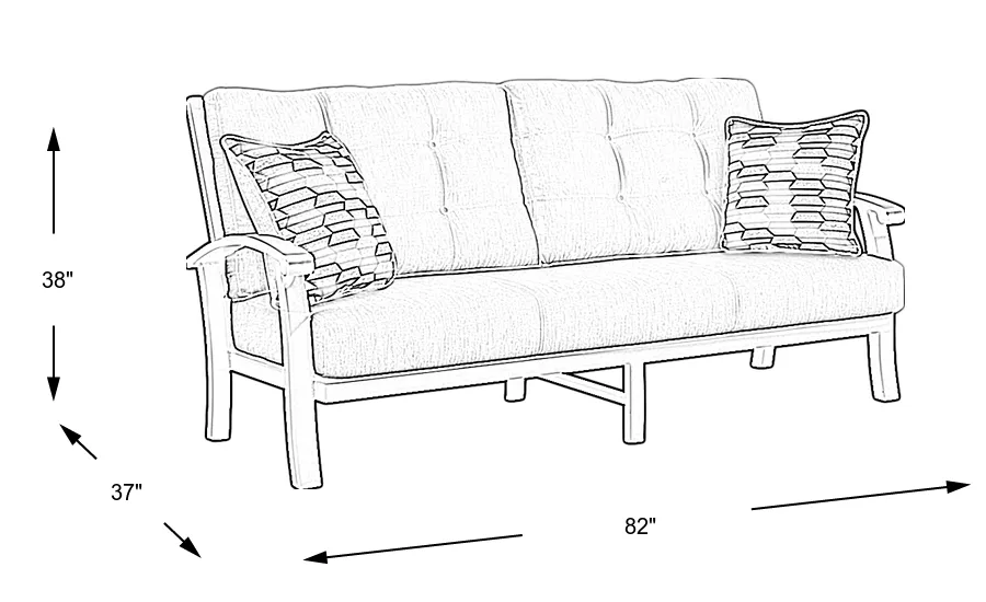 Dimension Image. Please refer to the Dimension Tab on this page for dimension details.