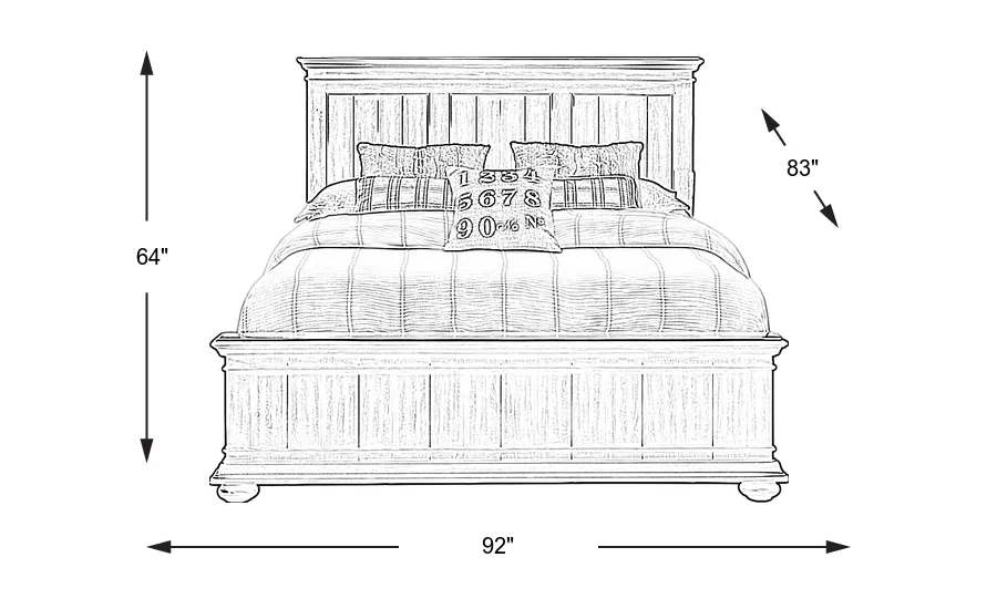 Dimension Image. Please refer to the Dimension Tab on this page for dimension details.