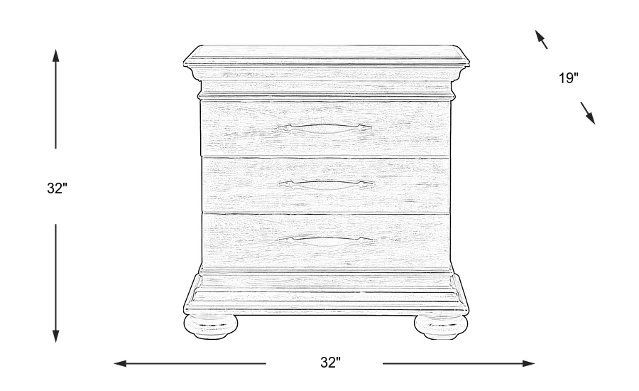 Dimension Image. Please refer to the Dimension Tab on this page for dimension details.