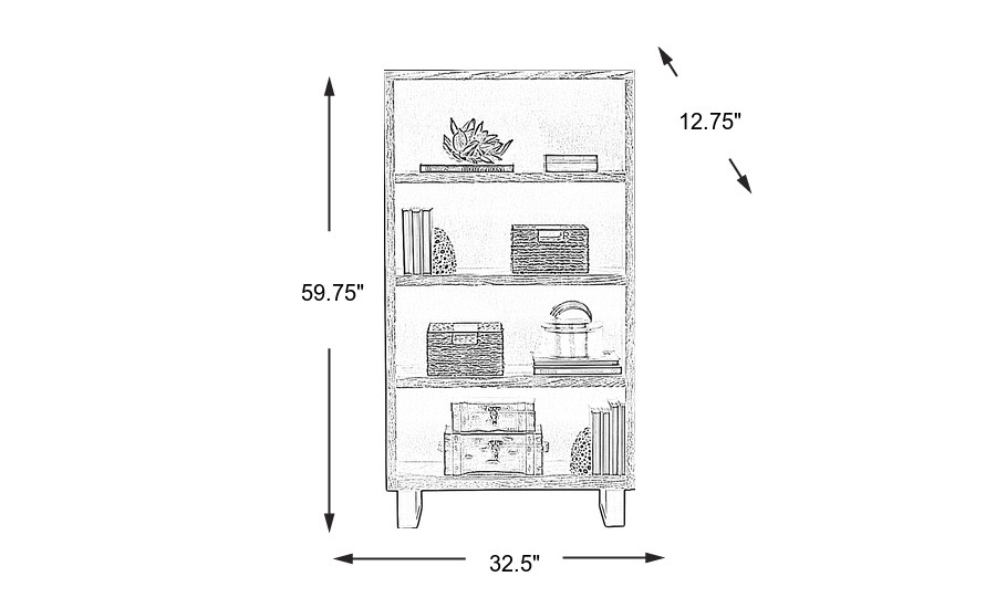Dimension Image. Please refer to the Dimension Tab on this page for dimension details.