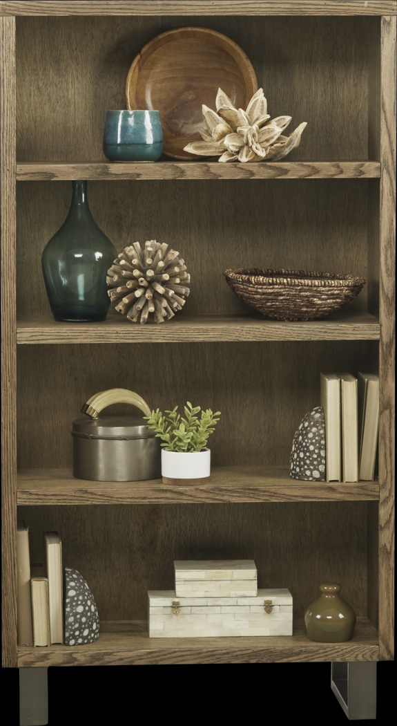 Lake Ridge Brown 4 Shelf Bookcase - Thumbnail - Image 1