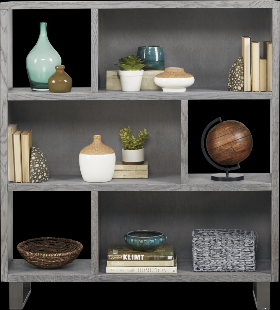 Lake Ridge Gray Display Cabinet - Thumbnail - Image 1