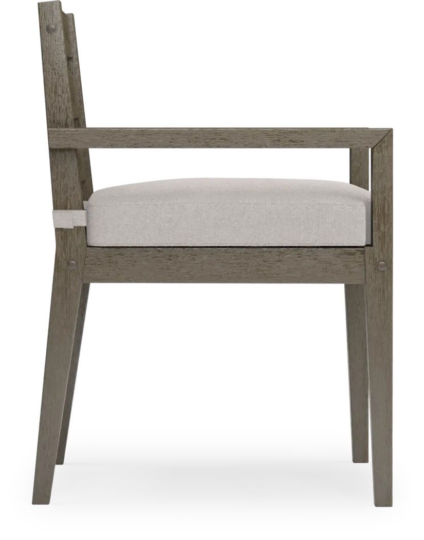 Lake Tahoe Gray 5 Pc Square Outdoor Dining Set with Seagull Cushions - Thumbnail - Image 7