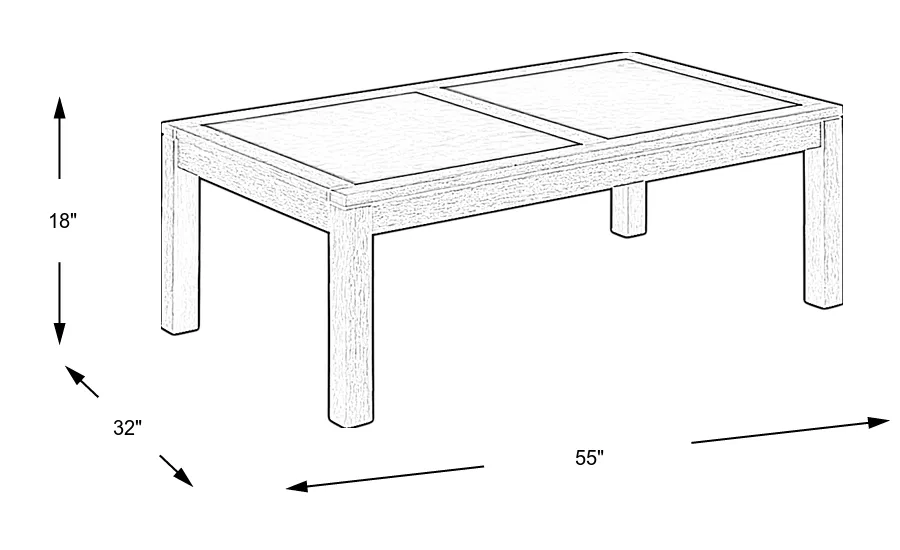 Dimension Image. Please refer to the Dimension Tab on this page for dimension details.