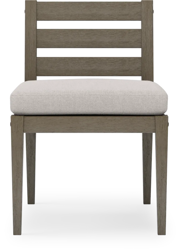 Lake Tahoe Gray 5 Pc Square Outdoor Dining Set with Seagull Cushions - Thumbnail - Image 5
