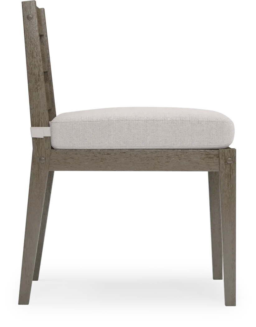 Lake Tahoe Gray 5 Pc Square Outdoor Dining Set with Seagull Cushions - Thumbnail - Image 6