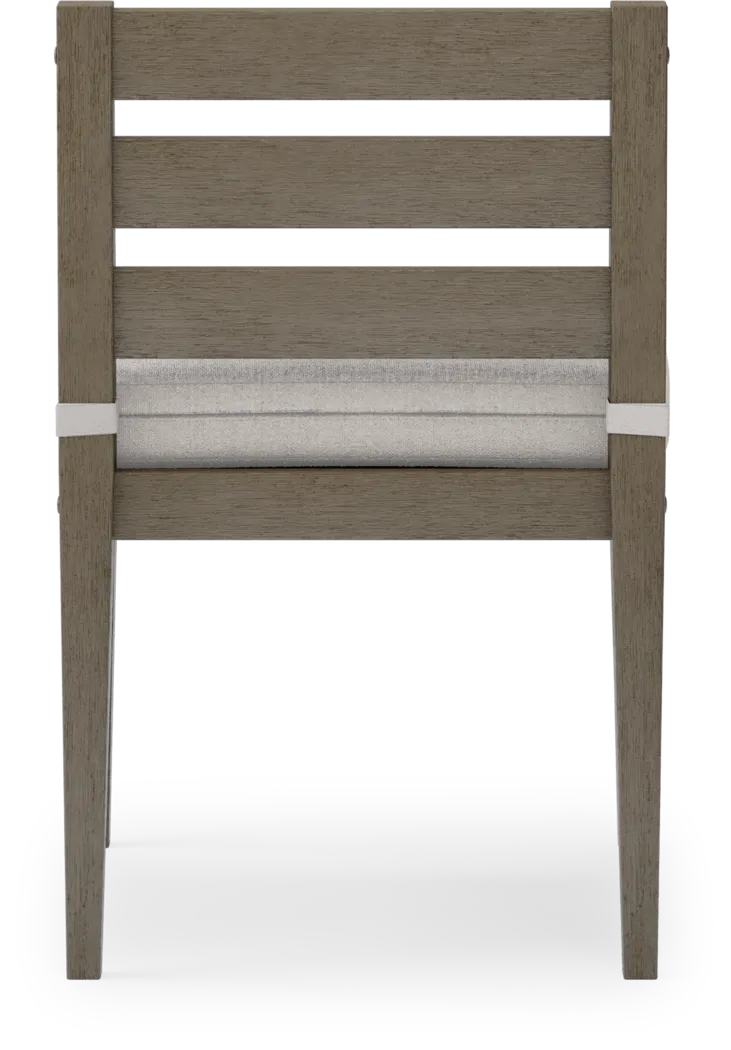 Lake Tahoe Gray 5 Pc Square Outdoor Dining Set with Seagull Cushions - Thumbnail - Image 7