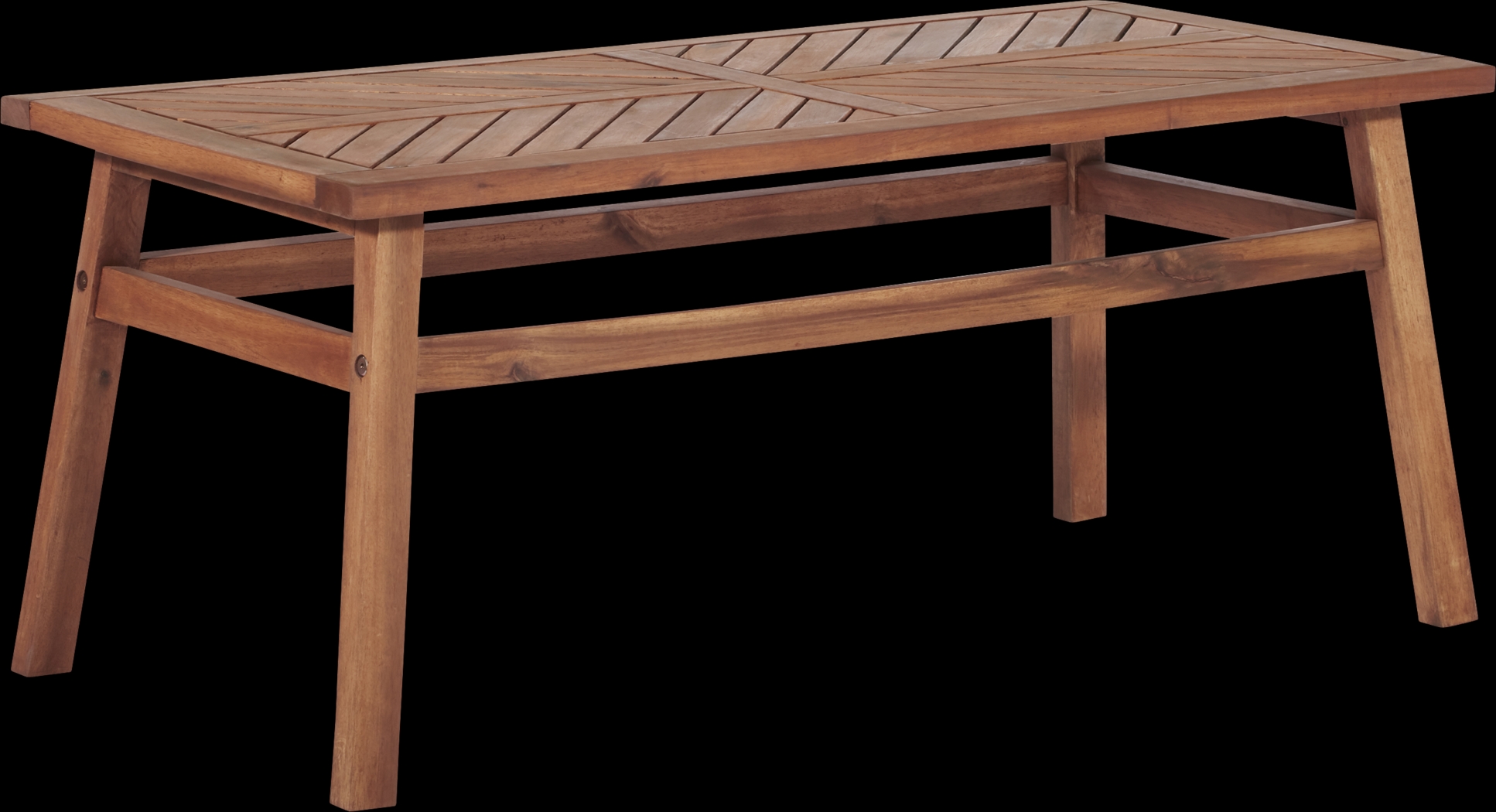 Lake Tana Brown Outdoor Cocktail Table - Thumbnail - Image 1