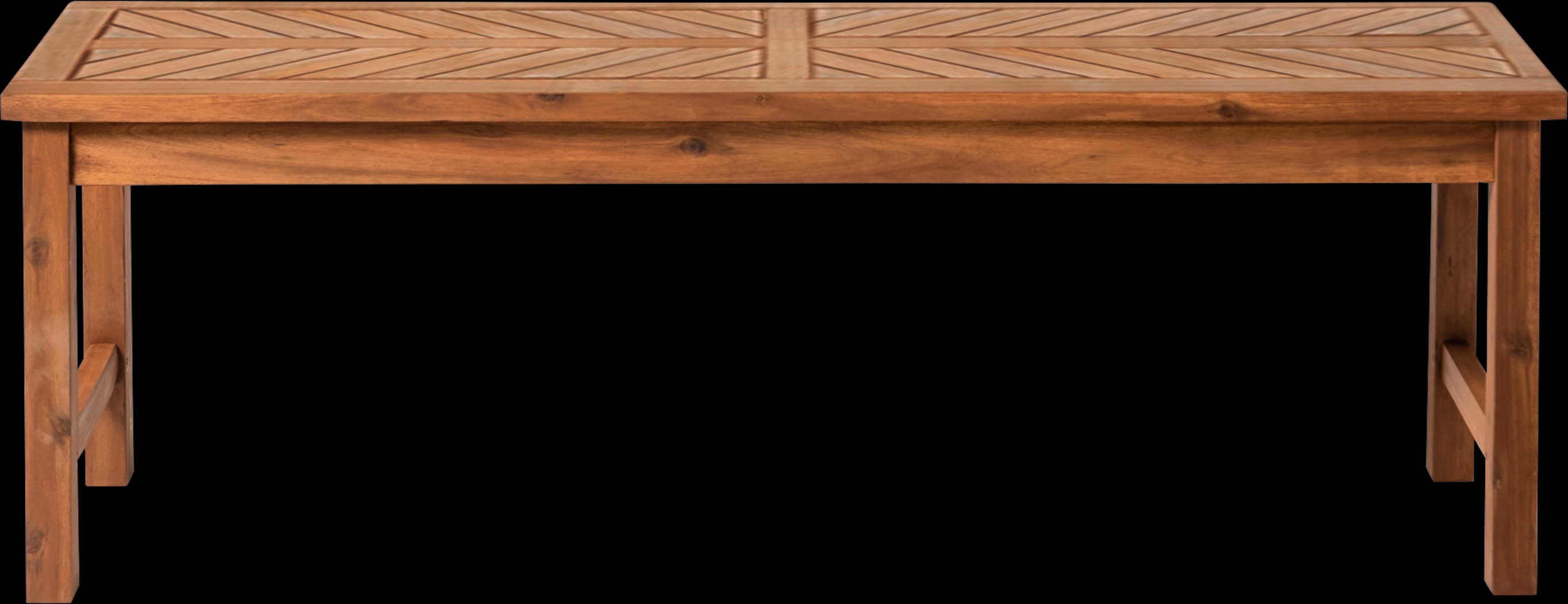 Lake Tana Brown Outdoor Dining Bench - Thumbnail - Image 2