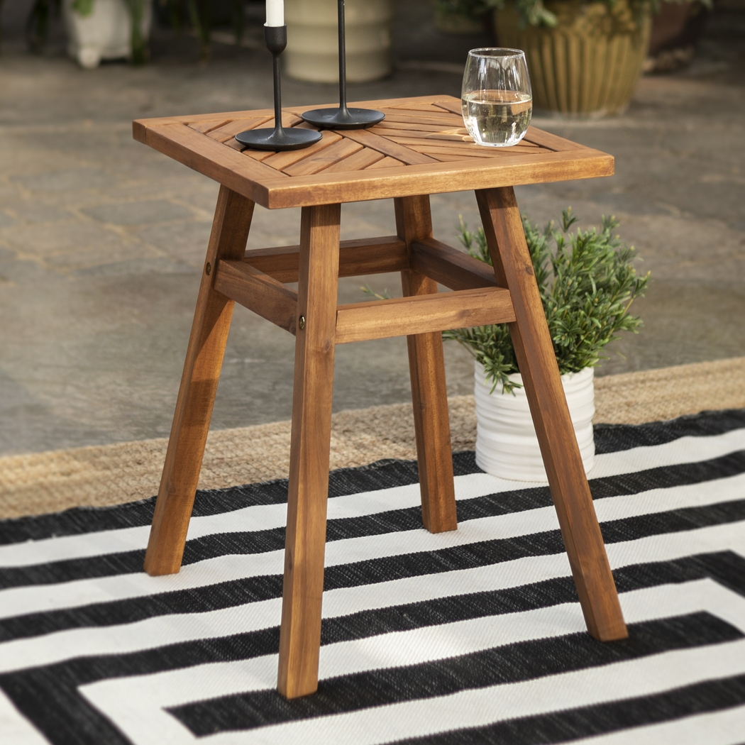 Lake Tana Brown Outdoor End Table - Thumbnail - Image 5
