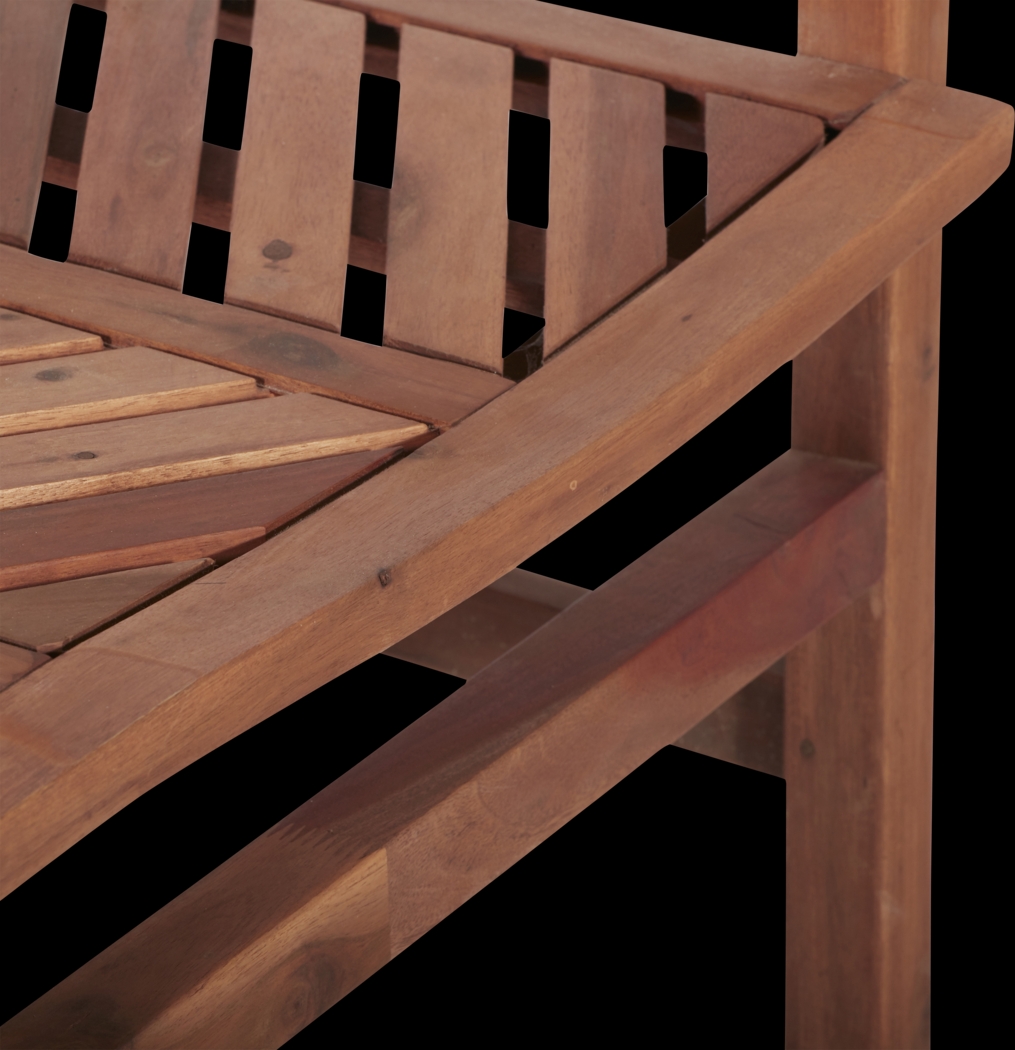 Lake Tana Brown Outdoor Loveseat - Thumbnail - Image 3