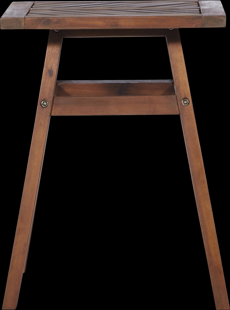 Lake Tana Dark Brown Outdoor End Table - Thumbnail - Image 2