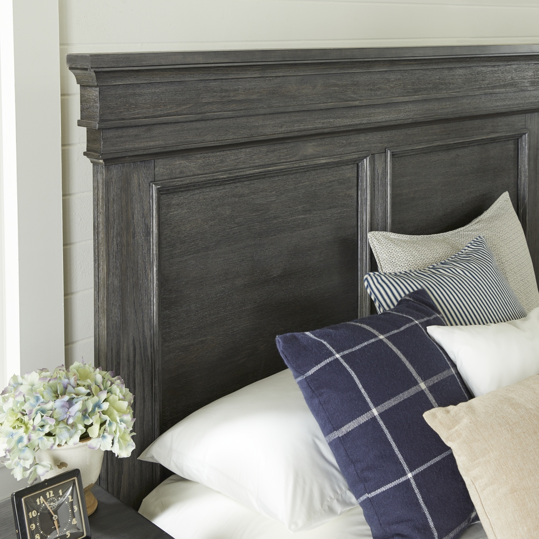 Lake Town Gray 7 Pc King Panel Bedroom - Thumbnail - Image 5