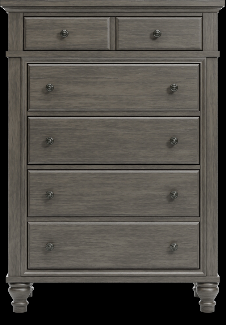 Lake Town Gray 5 Pc Queen Panel Bedroom - Thumbnail - Image 6