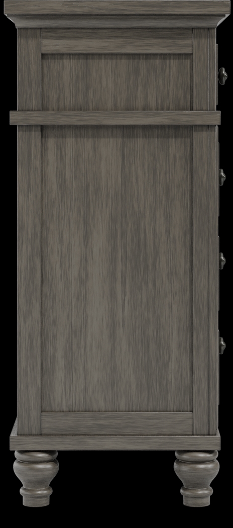 Lake Town Gray 7 Pc King Panel Bedroom - Thumbnail - Image 9