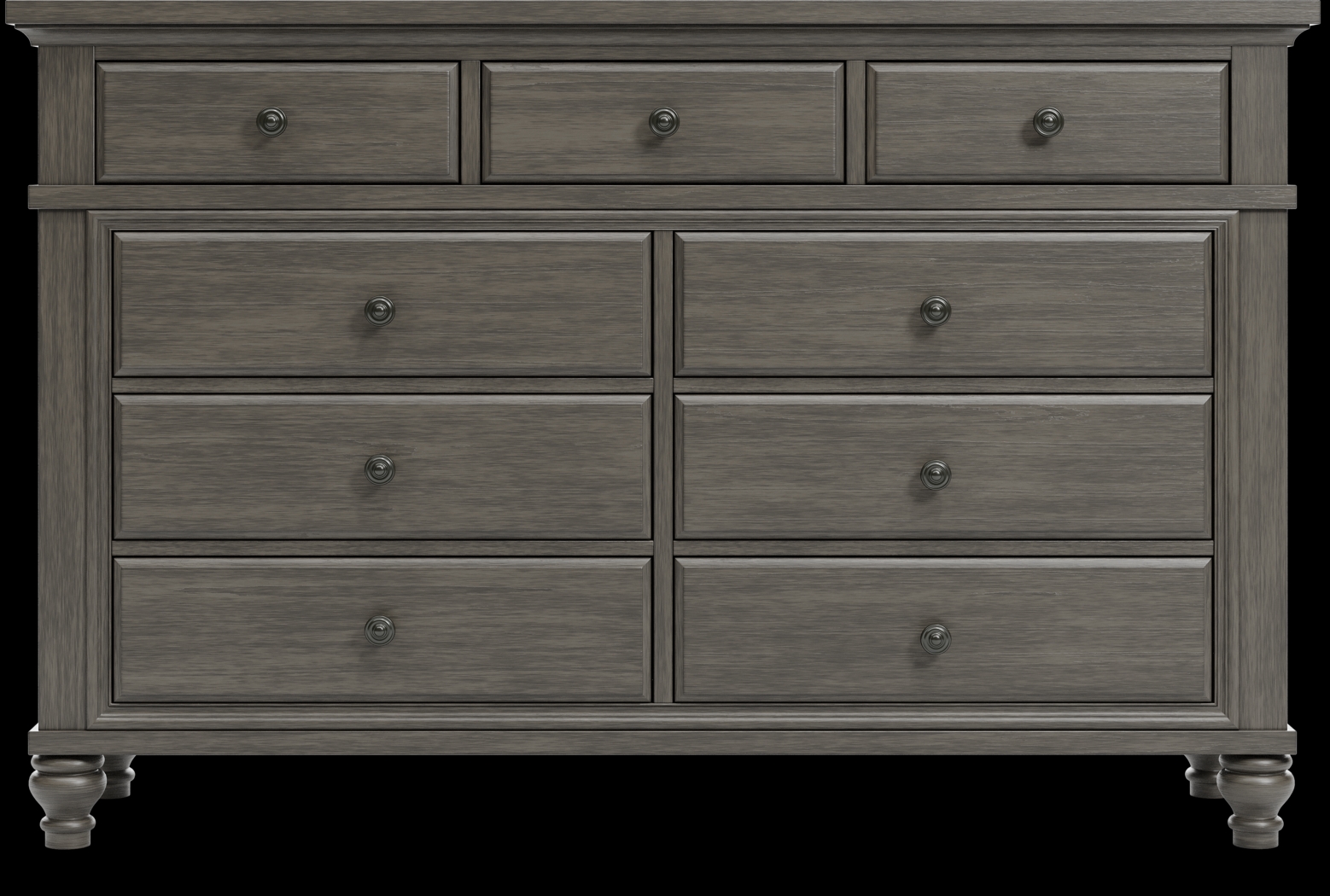 Lake Town Gray 7 Pc King Panel Bedroom with Storage - Thumbnail - Image 6