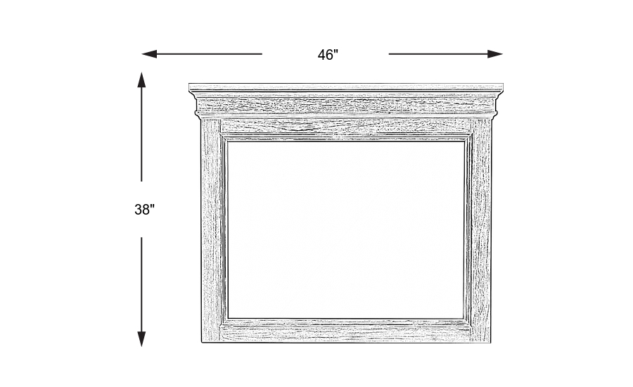 Dimension Image. Please refer to the Dimension Tab on this page for dimension details.