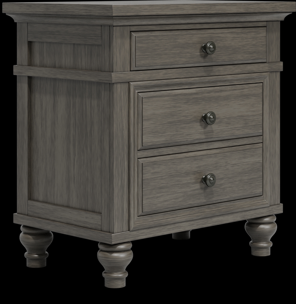 Lake Town Gray 7 Pc King Panel Bedroom - Thumbnail - Image 11