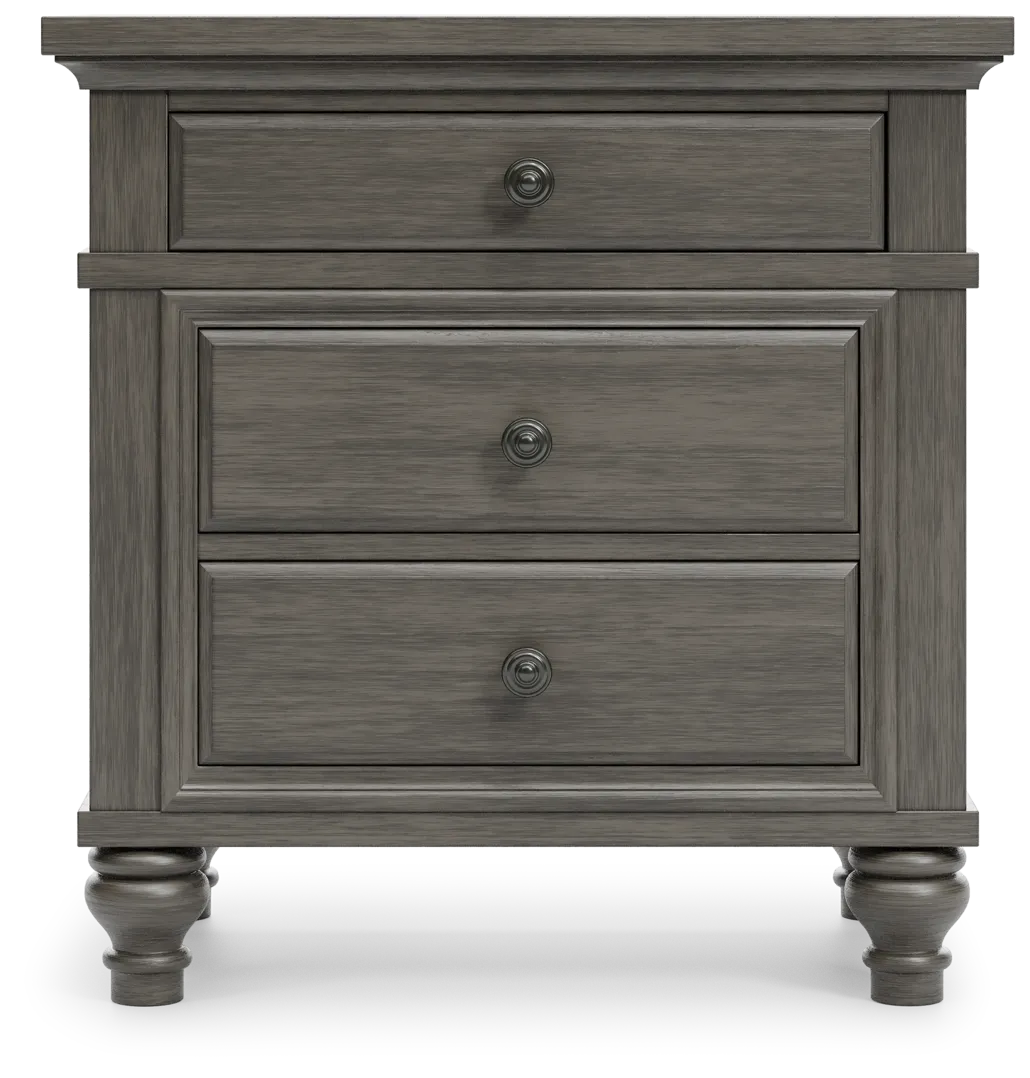 gray nightstand