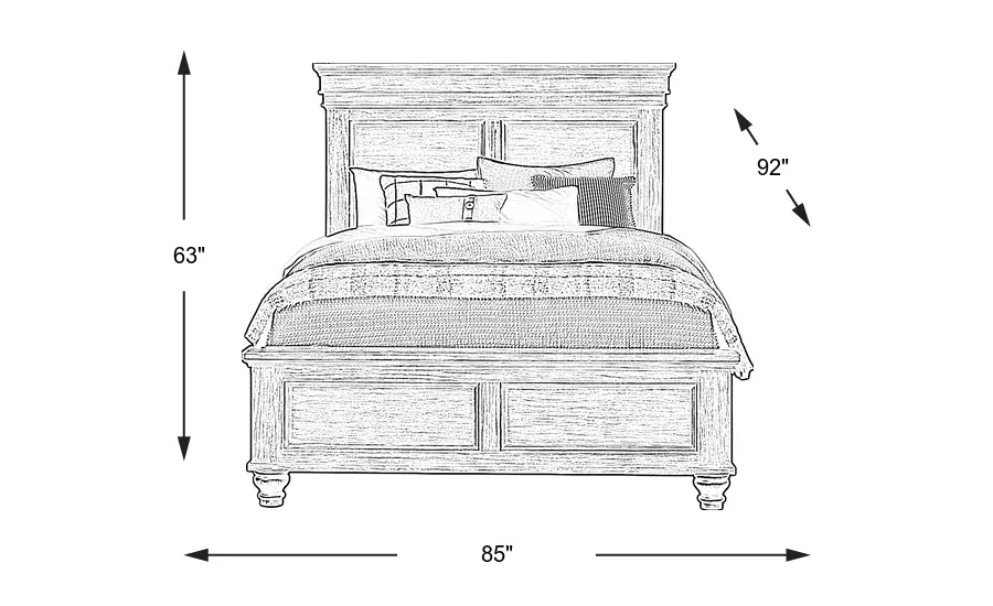 Dimension Image. Please refer to the Dimension Tab on this page for dimension details.