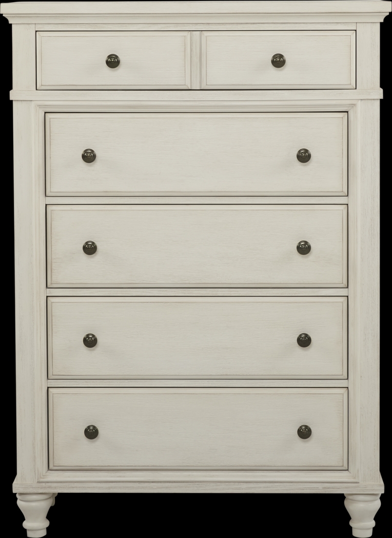 Lake Town Off-White 5 Pc Queen Panel Bedroom - Thumbnail - Image 5