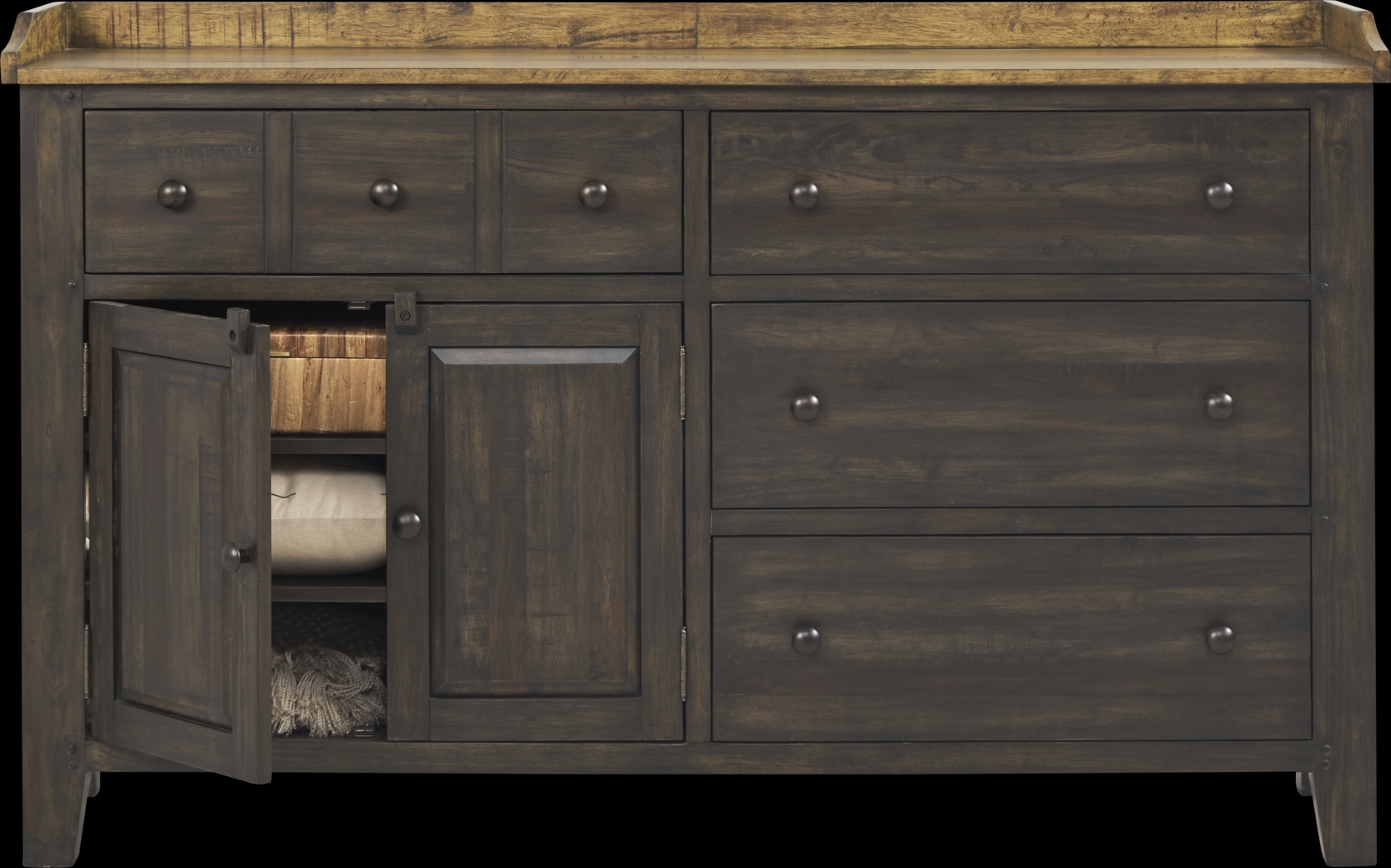 Lake View Brown 5 Pc Queen Bedroom - Thumbnail - Image 5