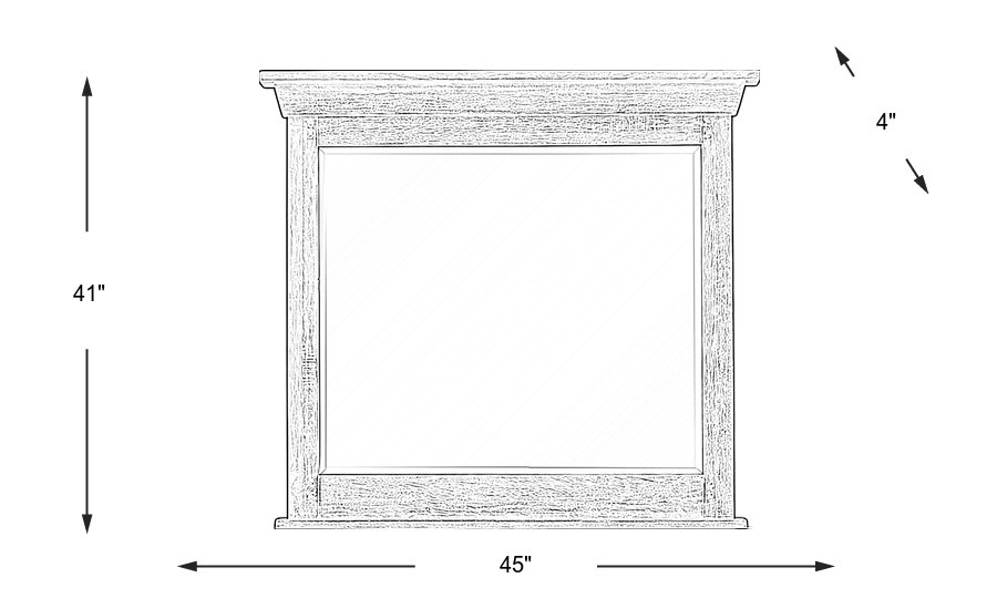 Dimension Image. Please refer to the Dimension Tab on this page for dimension details.