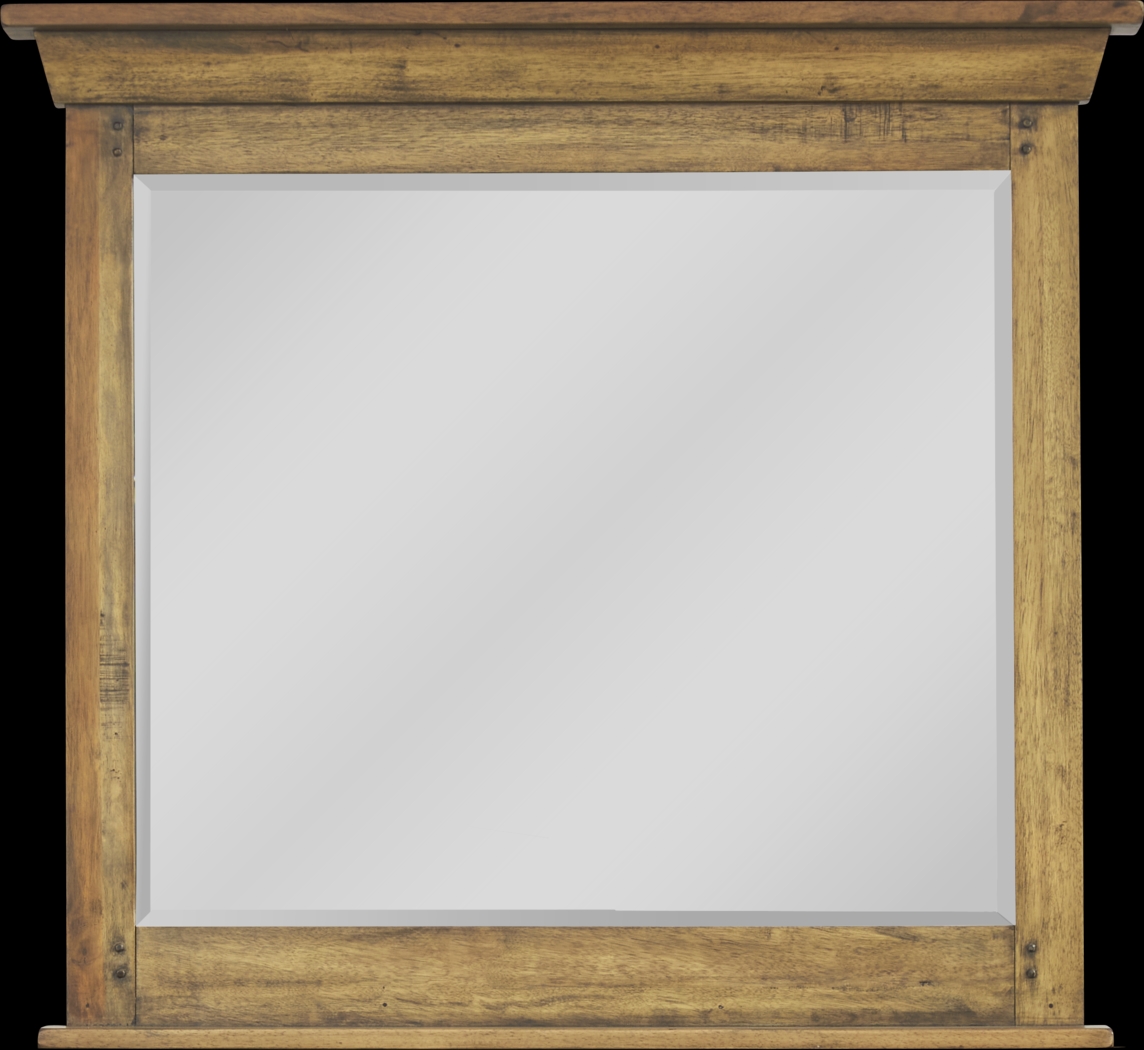 Lake View Brown Mirror - Thumbnail - Image 1