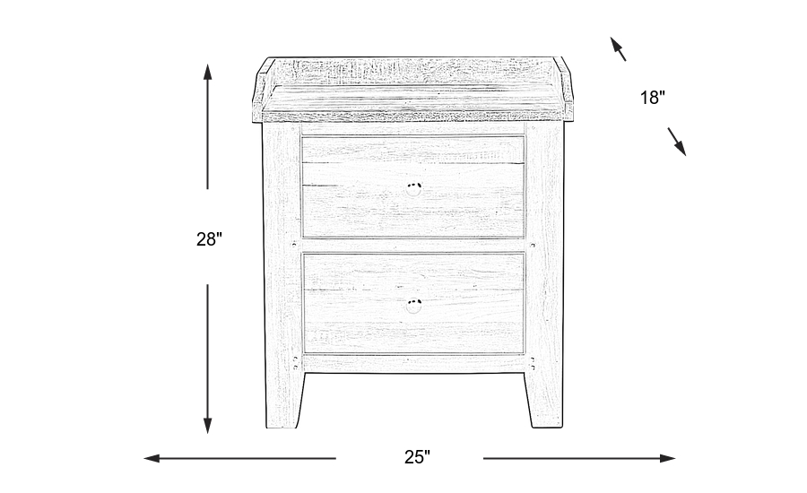 Dimension Image. Please refer to the Dimension Tab on this page for dimension details.