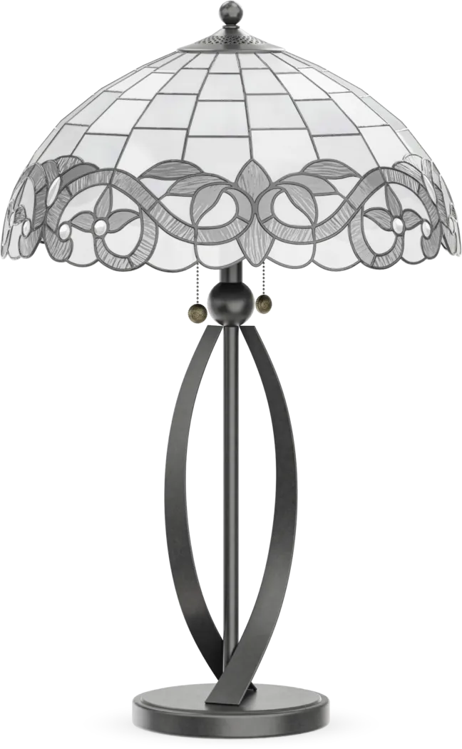 Lakeaire Lane Bronze Tiffany Table Lamp - Thumbnail - Image 2