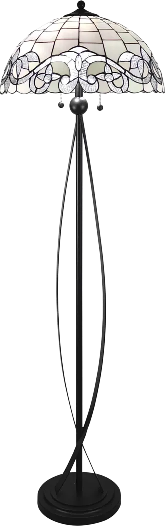Lakeaire Lane Silver Tiffany Floor Lamp - Thumbnail - Image 1