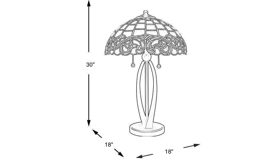 Dimension Image. Please refer to the Dimension Tab on this page for dimension details.