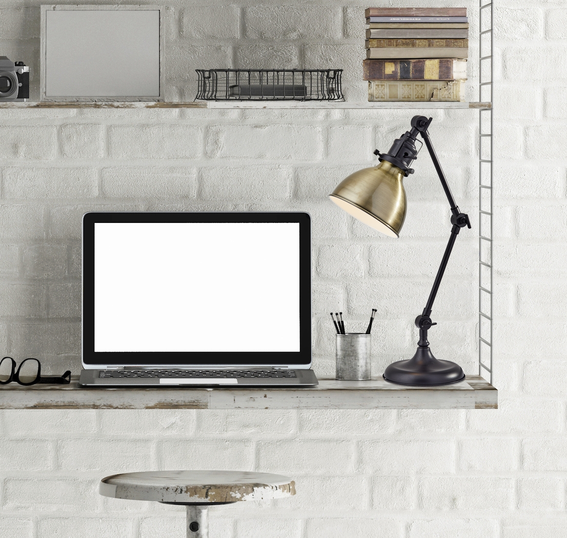 Lakeside Circle Bronze Lamp - Thumbnail - Image 4