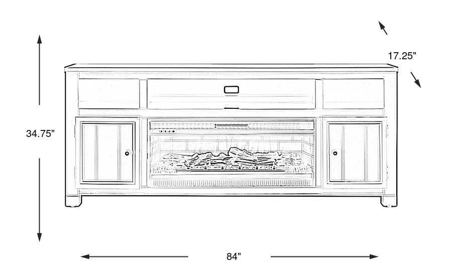 Dimension Image. Please refer to the Dimension Tab on this page for dimension details.