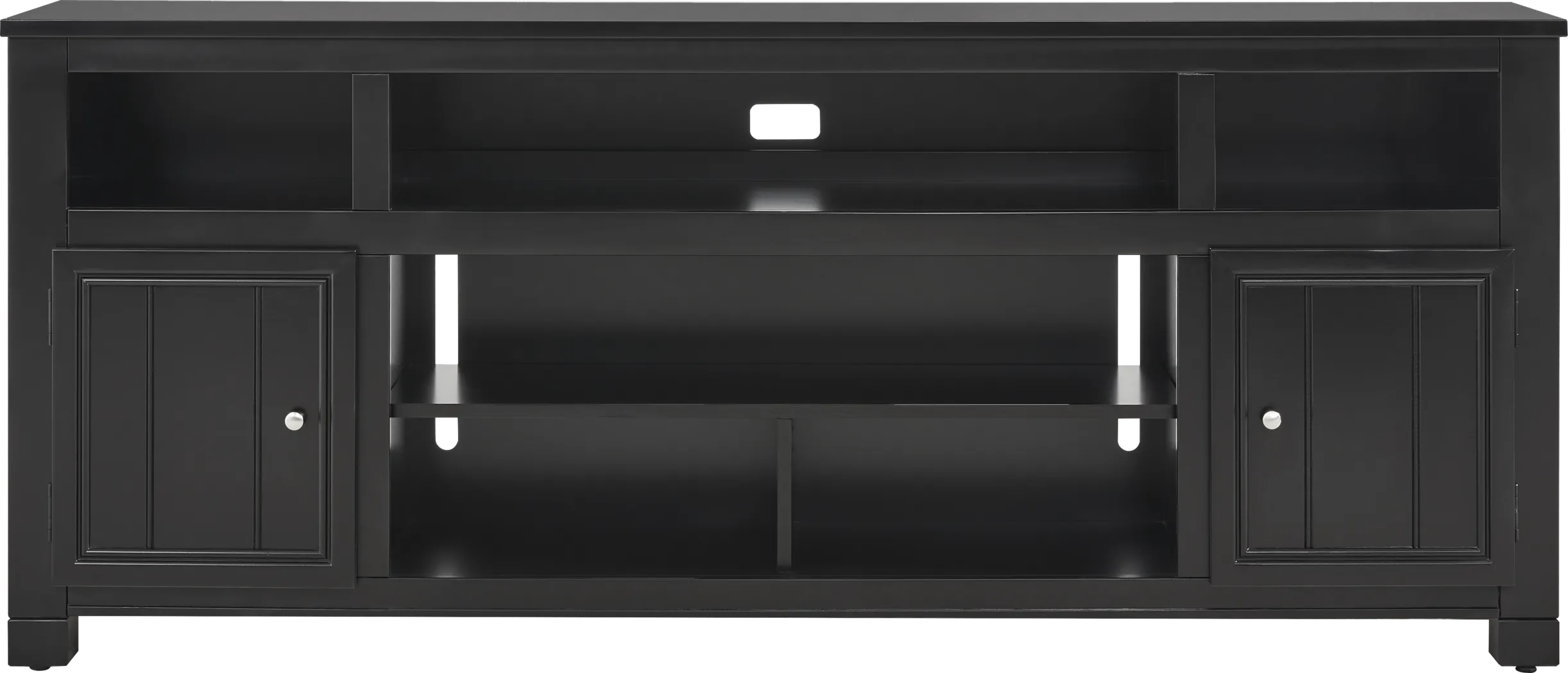 Lakeside Cottage Black 84 In. Console - Thumbnail - Image 1