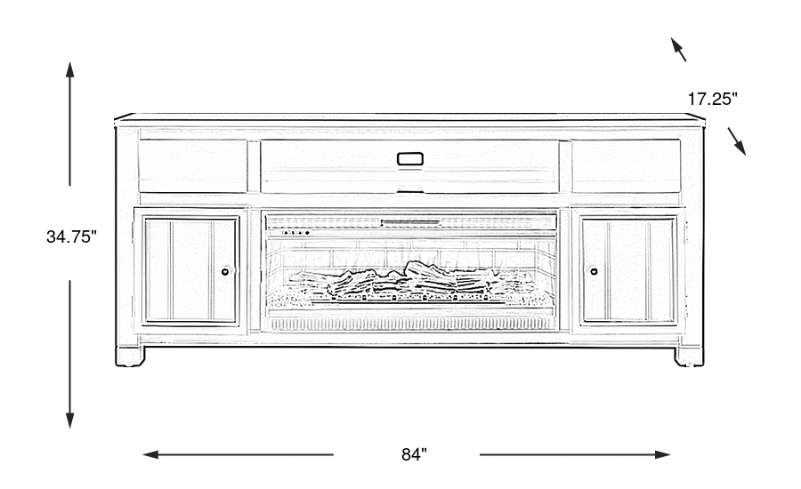 Dimension Image. Please refer to the Dimension Tab on this page for dimension details.