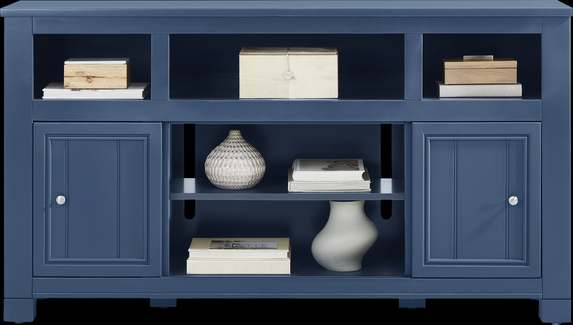 Lakeside Cottage Navy 64 in. Console - Thumbnail - Image 4