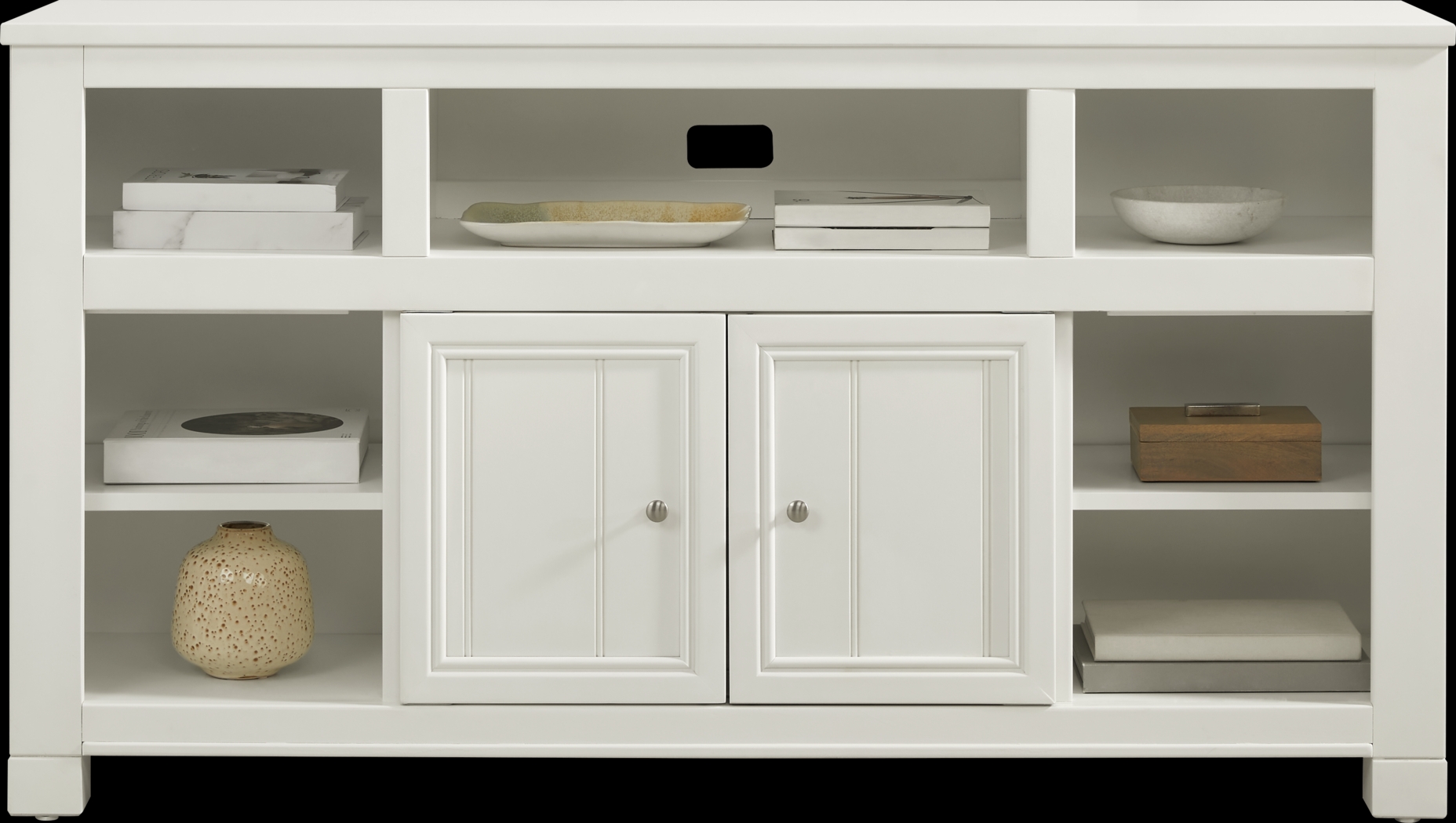 Lakeside Cottage White 64 In. Console - Thumbnail - Image 3