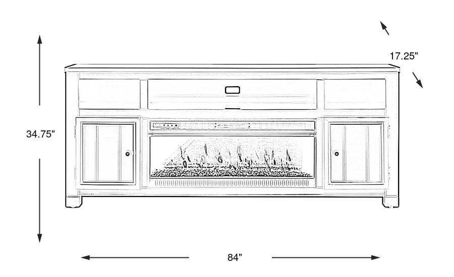 Dimension Image. Please refer to the Dimension Tab on this page for dimension details.